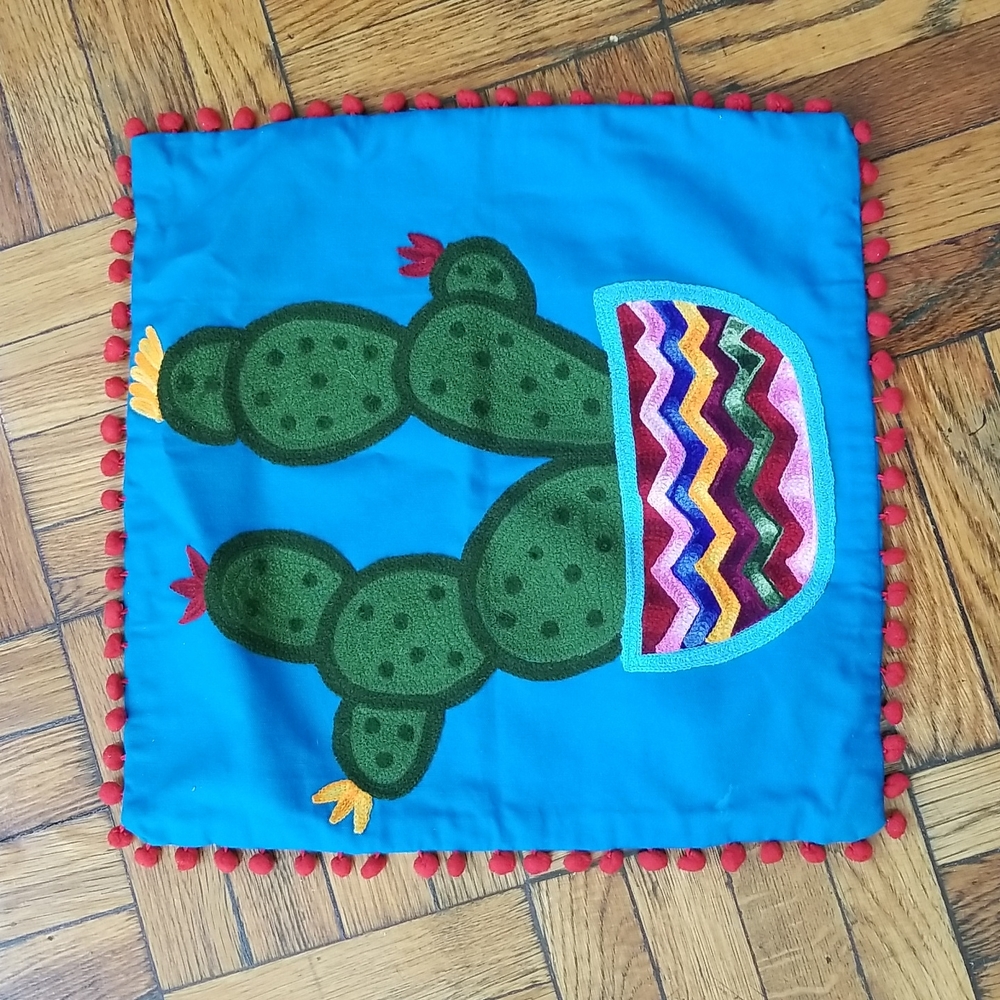Cactus Accent Pillow Case